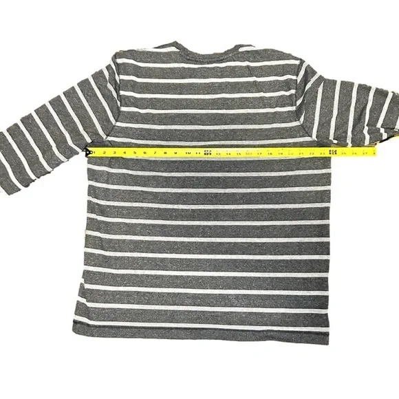 Crew Neck Jersey Preppy Navy Stripes Size XL - Picture 6 of 10